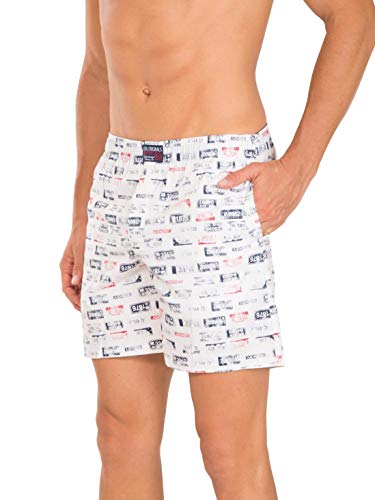 Image of Jockey US57 Men Super Combed Mercerized Cotton Woven Printed Boxer Shorts with Side Pockets (Prints May Vary)