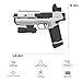 Toy Soft Bullet Pistol, 2.0 Upgrade Version with Long Shooting Range. with 48 Darts, 2 Magazines, Toy Red Dot Sight and Flashlight. Perfect for Birthday Xmas Gifts for Age 8+ Kids, Adults