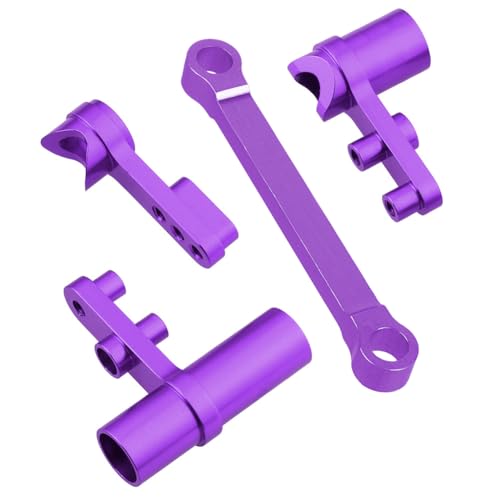 Hobbypark 102057 Aluminum Servo Saver Complete Set Ackerman Plate Purple For Redcat Volcano Epx Hsp Exceed Rc 1/10 Truck Buggy Car Upgrade Parts thumb #3