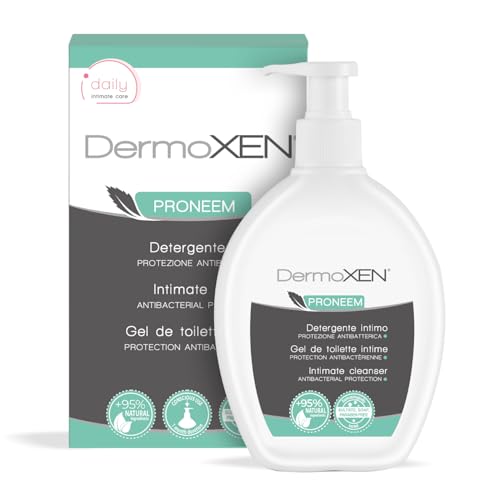 Dermoxen Jabón Íntimo Mujer Antibacteriano, para Menstruación, Embarazo y Postparto. Gel Intimo Mujer con Tribulus Terrestris y Ácido Hialurónico. Sin Parabenos. Uso Diario. 200 ml​