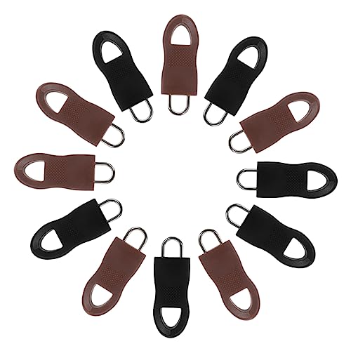 NUOBESTY 24pcs Detachable Zipper Pulls Replacement Kit Durable Zipper Fixers for Bags Coats and Garments and Easy Installation Sturdy Design