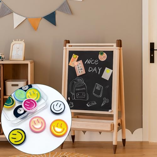 20 Stück Pinnwandnadeln für Bilder, Kreative Pinnnadeln, Lächeln-Gesicht Dekorative Reißzwecke Pinnwand Nadeln Pinnadeln Niedliche Reißnägel für DIY Pinnwand Korktafel Fotowand Büro