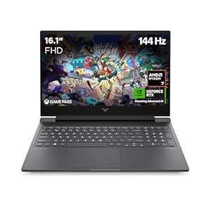 HP VICTUS Gaming Laptop, 16,1″ FHD Display 144Hz, AMD Ryzen 7 8840H, 32 GB DDR5 RAM, 1 TB SSD, NVIDIA GeForce RTX 4060 (8GB), QWERTZ, Windows 11, Schwarz