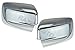 Razer Auto CHROME MIRROR COVER WITHOUT TURN SIGNAL, NOT FOR TOWING MIRRORS, for 2009-2017 DODGE RAM 1500, 2010-2017 DODGE RAM 2500,3500