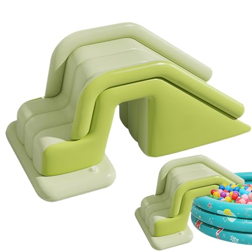 Renchey Tobogán Inflable para Piscina | Tobogán Hinchable Plegable para Piscinas | Rampa Antideslizante para Reuniones Familiares De Niños Y Niñas En Parques Acuáticos Comunitarios Playas