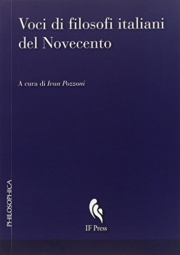 Voci di filosofi italiani del Novecento