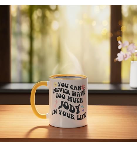 Taza cerámica Retro Groovy con mensaje, 11 oz miniatura 3