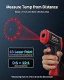 Wintact WT327A thermomètre infrarouge laser de -50 à 400 °C photo 5