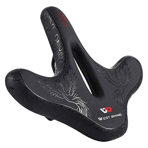 Ximan asiento de bicicleta | asiento de bicicleta para adultos - Funda para asiento de bicicleta para hombre mujer Confort Ciclismo, Accesorios de bicicleta Extra Suave