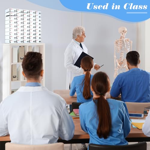 Threan Caixa de armazenamento de celular transparente para celular, montagem na parede, acrílico, co