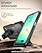 Poetic Revolution Case for Samsung Galaxy A26 5G,[Slide Camera Cover],[20FT Mil-Grade Drop Tested], Full-Body Rugged Shockproof Cover with Kickstand and Built-in-Screen Protector, Black