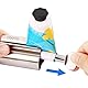 UDQYQ Tubenquetscher Tubenpresse,3-er Pack Zahnpasta Squeezer Edelstahl Sparen Zahnpasta total Squeeze Out leere Rohre, Edelstahl Zahnpasta Sitzhalter mit Standfunktion. (Gloss Finish Silver)