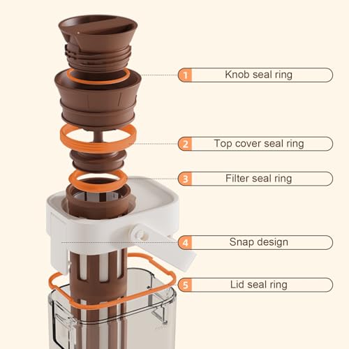 Carafe à café froid pichet à thé glacé 1L récipient compact lait eau - 5
