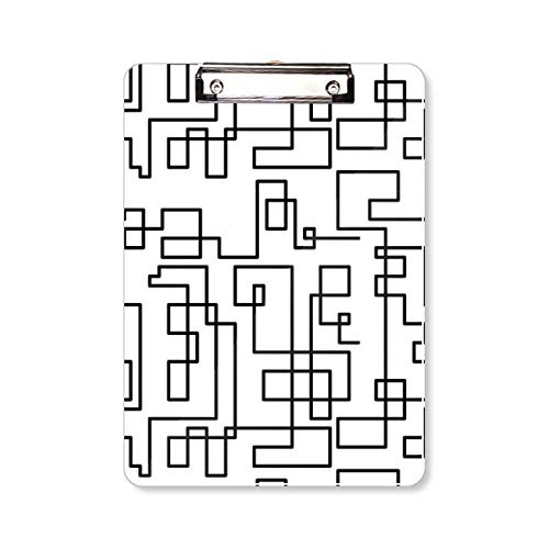Bloc d'écriture A4 à motif hexagonal pour des notes fluides et nettes
