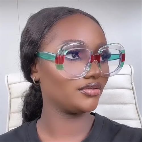 Round Spectacle Frame Women Oval Light Glasses Frame Men Sunglasses3