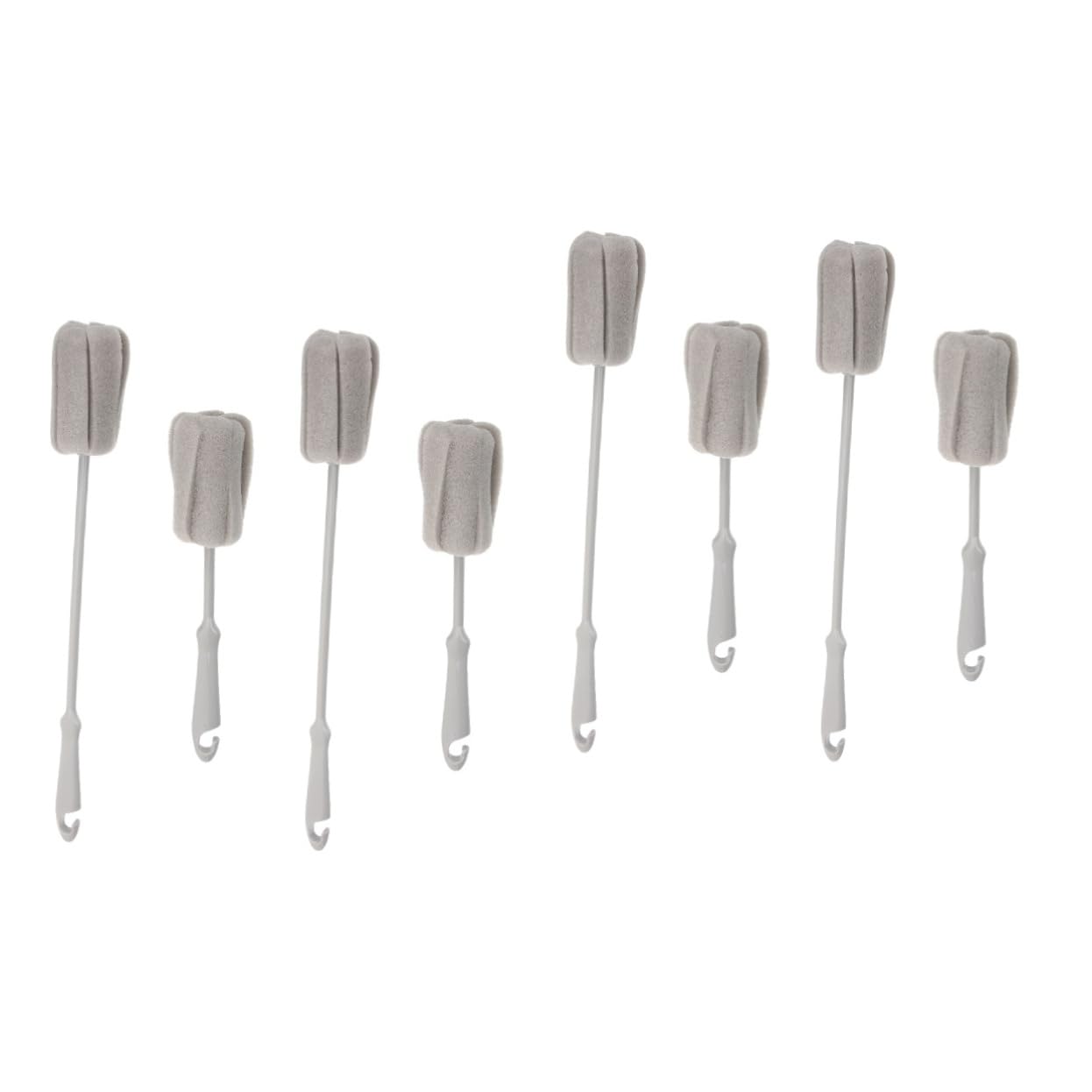 FOMIYES 8 Pcs Cleaning Cup Brush Cup Cleaning Brush Bottle Washer Brush Bottle Cleaning Brush Water Bottle Scrub Brush Sponge Brush with Plastic Handle Bottle Brush Cup Cleaner Brush