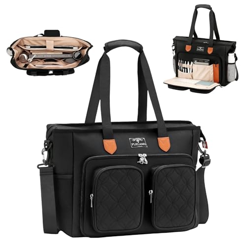 Grande bolsa bíblica - 39,9 cm com alça de ombro para mulheres bolsa de igreja para materiais de estudo da Bíblia, sacola multifuncional presente cristão para mulheres