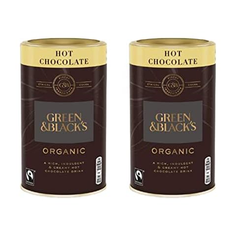 Green & Black's Organic Hot Chocolate 300g | Rich, Indulgent & Creamy Hot Chocolate Drink | Pack of 2 Cover