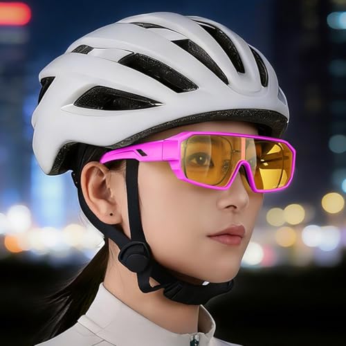 Lunettes de soleil cyclisme route surdimensionnées ajustement sur lecture - 6