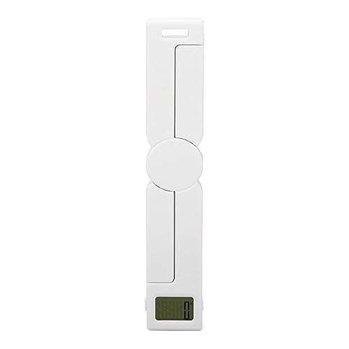 Miniatura 7 de Topyond Báscula de cocina digital plegable, pantalla LCD portátil compacta, 5 unidades, báscula de alimentos, botón de peso neto fácil, diseño