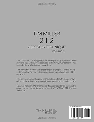 Tim Miller 2-1-2 Arpeggio Technique