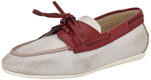 Nine West Damen Yacht Bootsschuh, White/Red Multi 141, 40 EU