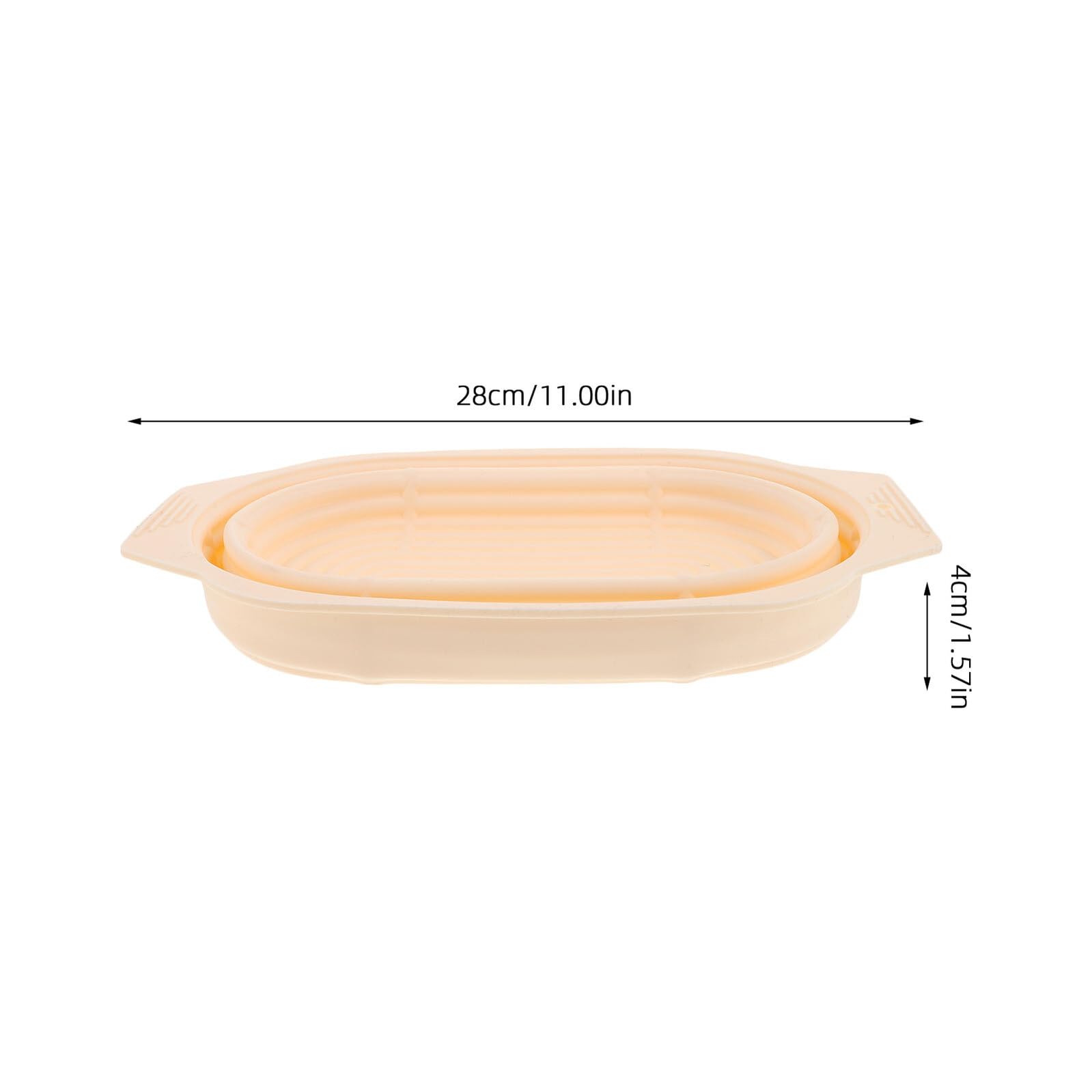 Juego de Cestas para Fermentar Pan Banneton de Silicona y Acero Inoxidable Kit de 6 Piezas Pincel y Cortador Antiadherente Plegable Tamaño Pequeño y Ovalado Adecuado para