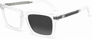 Photochromic Blue Light Blocking Computer Glasses – Anti-Eye Strain Transition Eyewear for Men – UV Protection