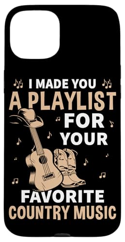Je t'ai fait une playlist Country Music Design Coque pour iPhone 15 Plus