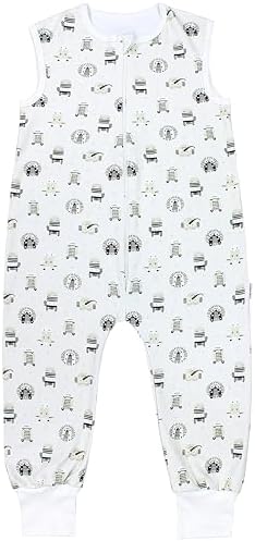 TupTam Baby Sommerschlafsack mit Beinen – 0,5 TOG,