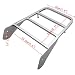Sange Moto portaequipajes Chrome Sissy Bar para Yamaha V de Star 400...