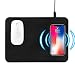 Wireless Charger Mouse Pad, Fast Wireless Charger，QI Wireless Mouse Pad for Samsung Galaxy S10/S9/S8 Plus Note 9/8 iPhone Xs Max/XR/X/XS/8/8 Plus(Black)