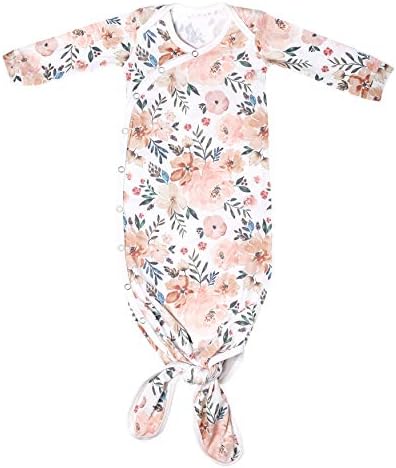 Copper Pearl Newborn Knotted Gown Autumn