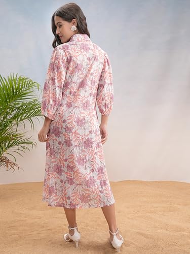 Image of Vishudh Women's Casual Dress | Comfortable Everyday Wear for All Occasions | Chic & Versatile Fashion for Women