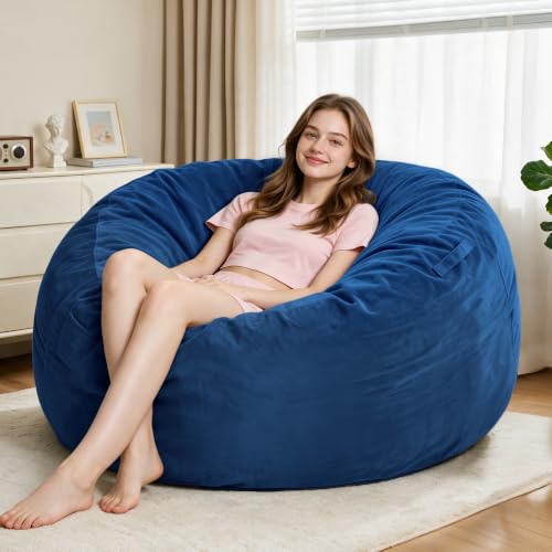 Homguava 4FT Bean Bag Chairs for Adults,Beanbag Chair with Handle&Pocket