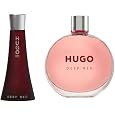 HUGO Deep Red Eau de Parfum para Mujer |Perfume de mujer con notas de naranja sanguina y sándalo | Duración media | 9…