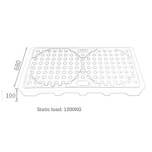 Bac de rétention d'huile en polyéthylène modulaire - 2