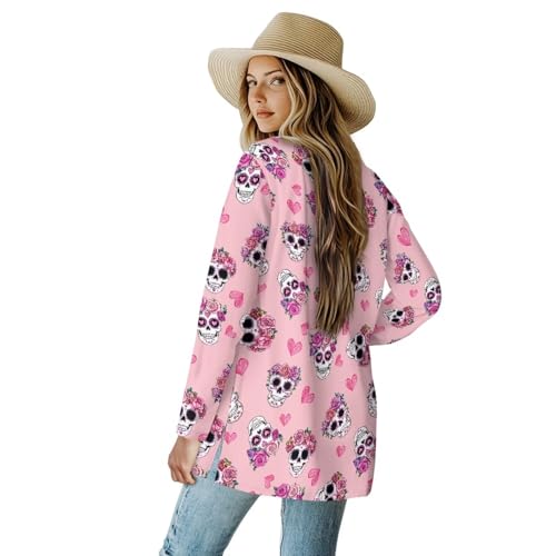 Image of Cardigan for Women Long Sweater Open Front Sweaters Fashion Lightweight Cardigans with Pockets