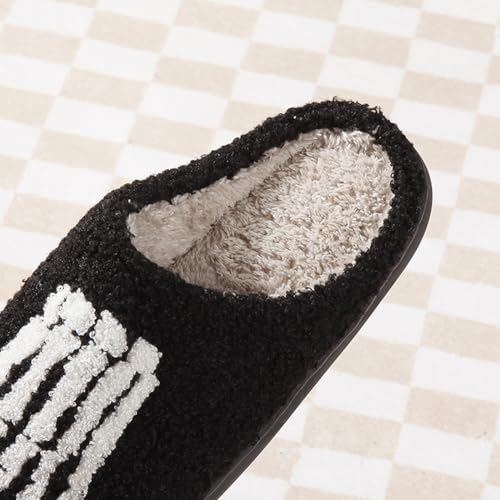 Image of LNERIP Slippers Winter Womens Mens Fluffy Plush Slippers Animals Cute Cartoon House Slippers Cuddly Warm Shoes Indoor Outdoor Girls Women