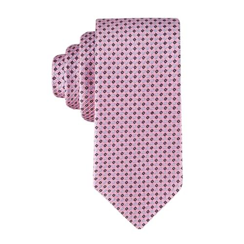 Tommy Hilfiger Mens Core Micro Dot Tie Pink One Size
