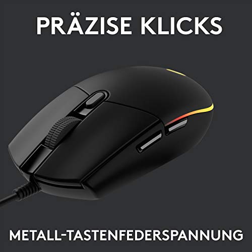 Logitech G 203 Gaming Maus mit LIGHTSYNC RGB-Beleuchtung