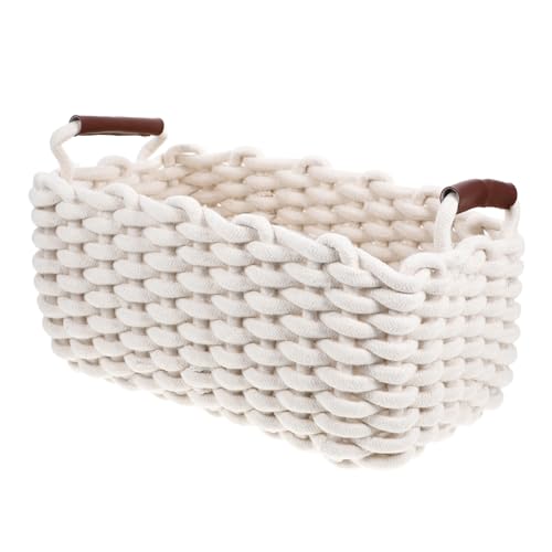 Panier de rangement corde de coton Alipis bureau et salon