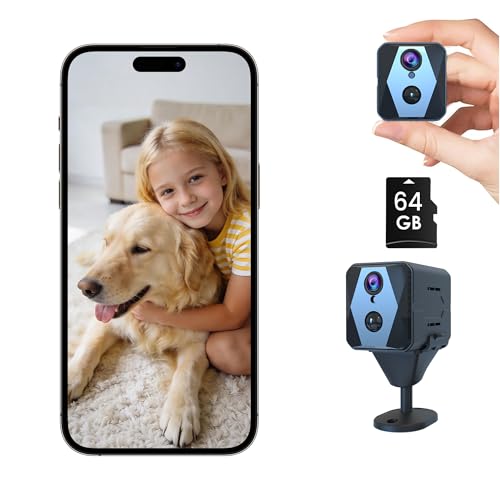 vebiliki 4K Indoor Camera with TF Card, Security Camera WiFi