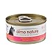 Almo Nature HFC Jelly - Nassfutter für ausgewachsene Katzen - Lachs & Huhn - Human Grade, Glutenfrei - 6 x 70g