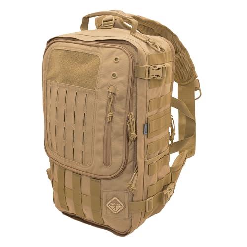 Sidewinder(TM) Full-Sized Laptop Sling Pack by Hazard 4(R) - Coyote
