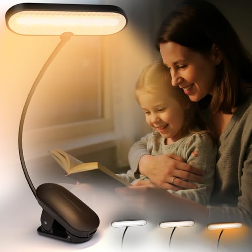 TATAANTY Rechargeable Book Light – Color Modes