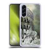 Head Case Designs Licenza Ufficiale Simone Gatterwe La Fuga Cavalli Custodia in Gel [Protezione di Grado Militare] Compatibile con Samsung Galaxy A56 5G