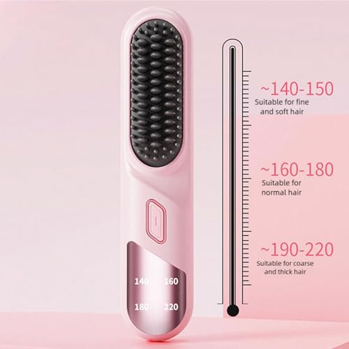 Cepillo alisador de cabello compacto con tecnología doble capa miniatura 6