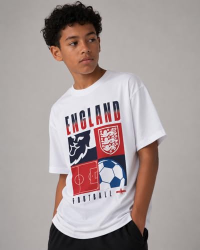 Three Lions Graphic Tee Maillot Enfant Idéal pour l'École - 5