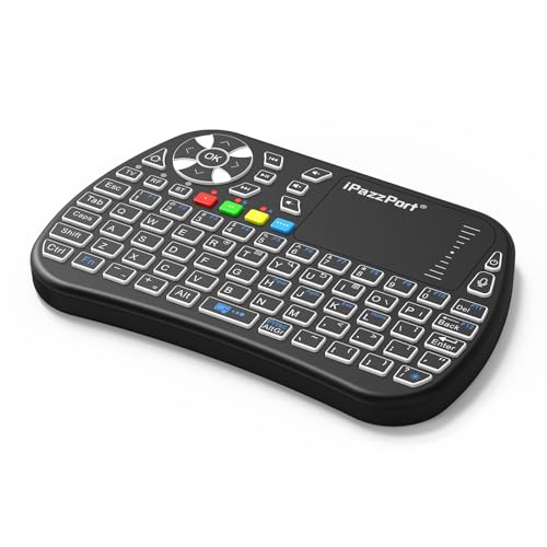 Mini Wireless Keyboard with Touchpad, Air Mouse Remote, 2.4G...